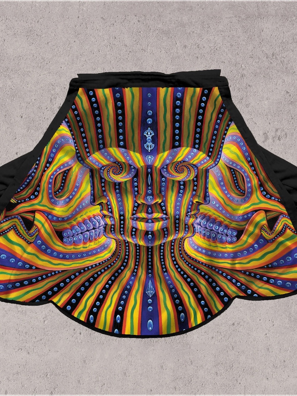 Threyda x Alex Grey Bardo Being Lined Button Down Shirt Medium EUC Art to Wear